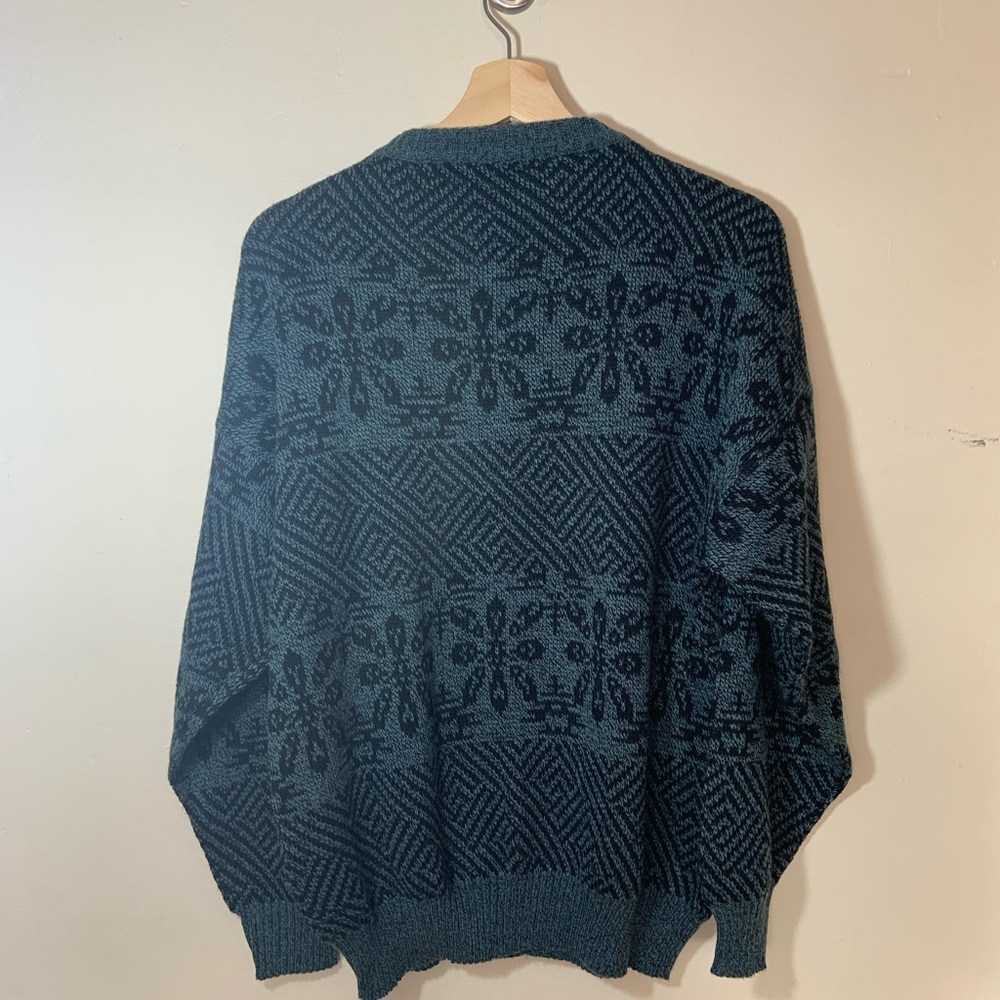 Vintage | Italian wool blend Nordic print sweater - Picture 2 of 4